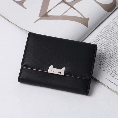 BLACK UNLIMON новые женские сумки многофункциональный кошелек кошельки - Цвет: BLACK