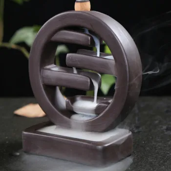 

Household Indoor Decoration View Smoke Clay Black Pottery Simple Ceramic Radius Rules Reverse Flow Censer Kodo Appliances