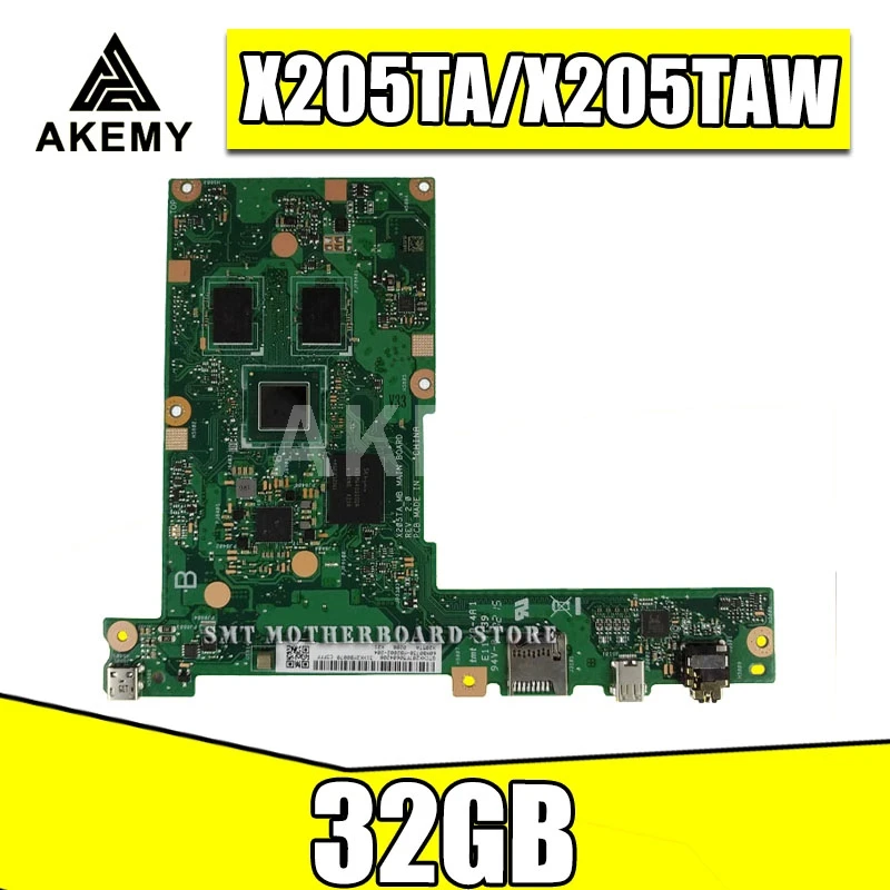 X205TA материнская плата для ноутбука For Asus X205TAW X205T X205 тесты оригинальная 32 Гб |