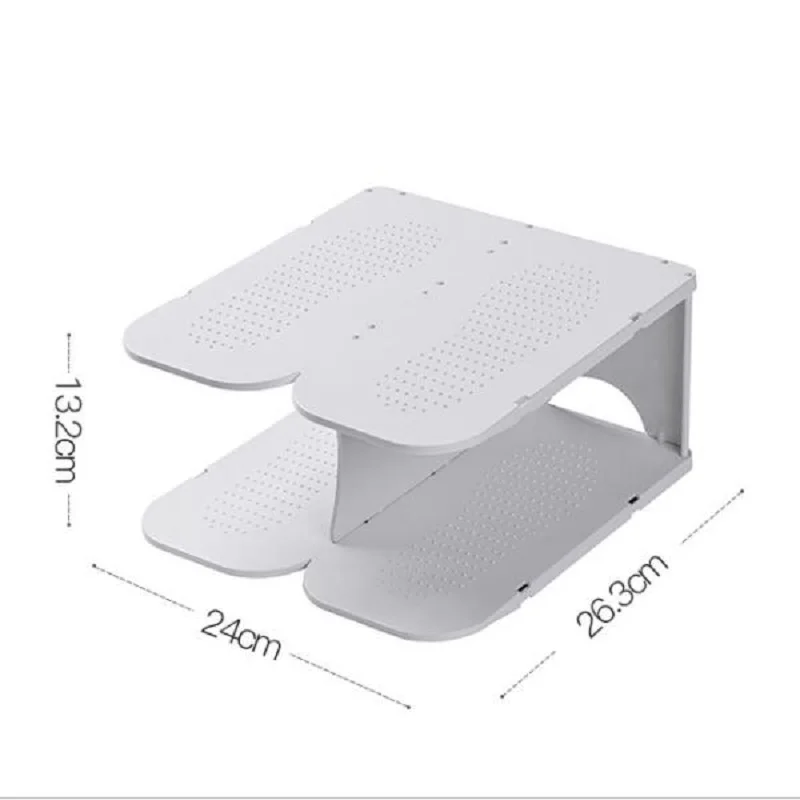 6 слойная открытая Штабелируемая пластиковая стойка для обуви DIY дома