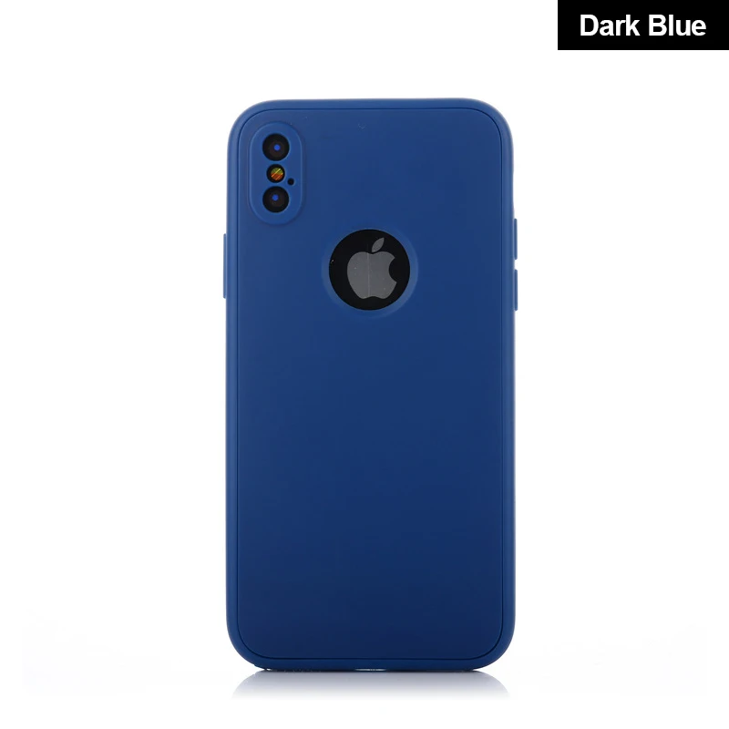 360 градусов полный Чехол для iPhone XR XS MAX X 8 Plus 7 6 6S Plus Мягкий силиконовый чехол s передняя ЗАДНЯЯ ЗАЩИТА ТПУ чехол для XR - Цвет: T4