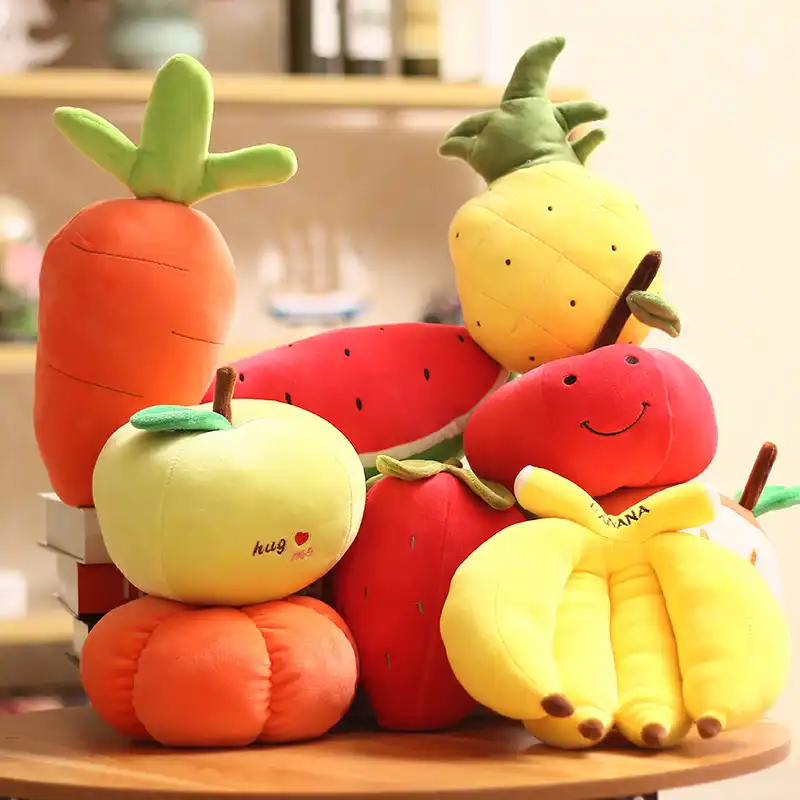 plush toy fruits and vegetables