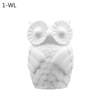 

Owl Shape Night Light Adorable Cartoon Bedside Lamp Eye Caring Nightlight Home U90A