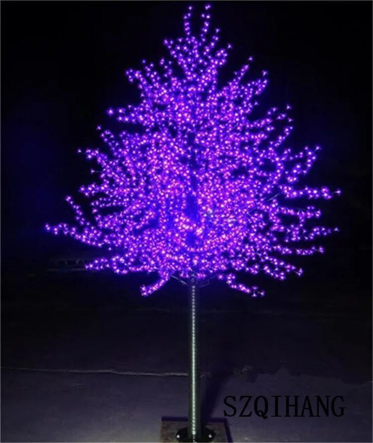 На год и Рождество вечерние праздничные светодиодный цветущее дерево вишни свет 768 шт. светодиодный лампы 1,8 м/71in высота 110/220VAC непромокаемые на открытом воздухе