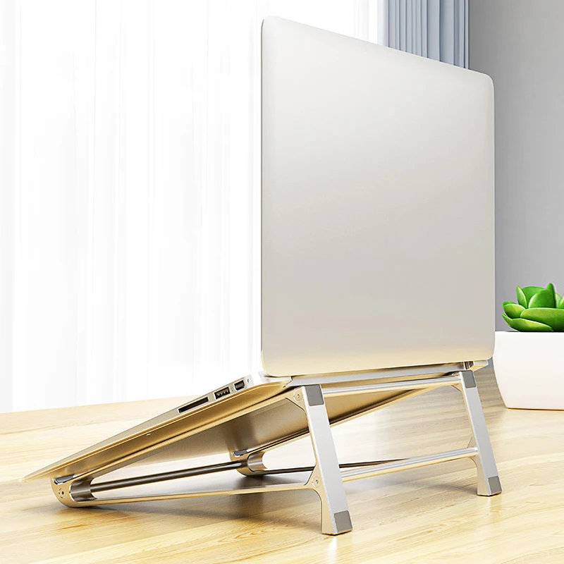 Подставка для ноутбука кронштейн Портативный держатель охлаждающая стойка алюминиевый сплав для домашнего офиса DQ-Drop