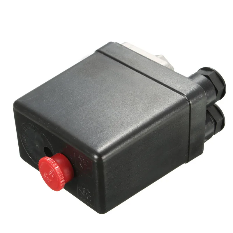 

Heavy Air Compressor Pressure Valve Control Switch 125 PSI 12Bar Gauges Cant Regular