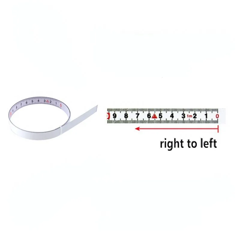right to left ASCENDAS 1 м 2 м 3 м 5 м нержавеющая сталь Торцовочная самоклеящаяся дорожка рулетка для Т-образной дорожки станок пила стол деревообрабатывающий инструмент CS-014 - Цвет: right to left