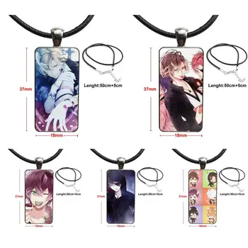 

Brand Steel Color Jewelry Fashion Statement Necklace Glass Necklaces Pendants For Christmas Gift Diabolik Lovers