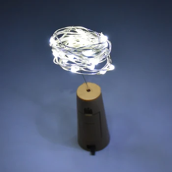 

1Pcs Wine Bottle Lights 75CM 1M 2M LED Cork Shaped Starry String Lights Christmas Valentines Wedding Party Decoration light