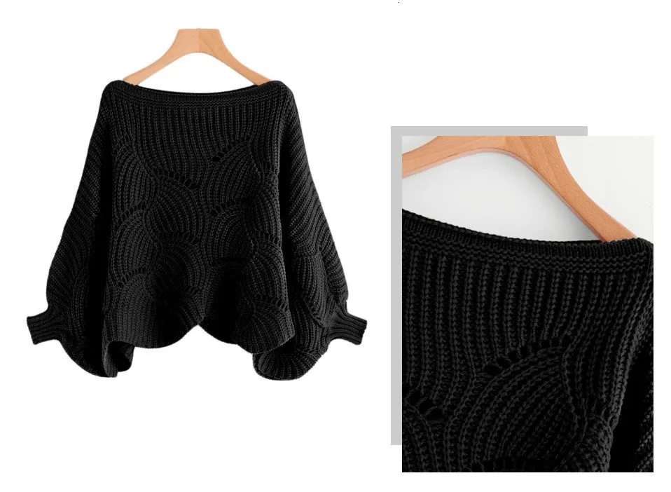 Женские свитера с рукавами-фонариками, повседневные женские вязаные свитера с круглым вырезом, Свободный пуловер с оборками