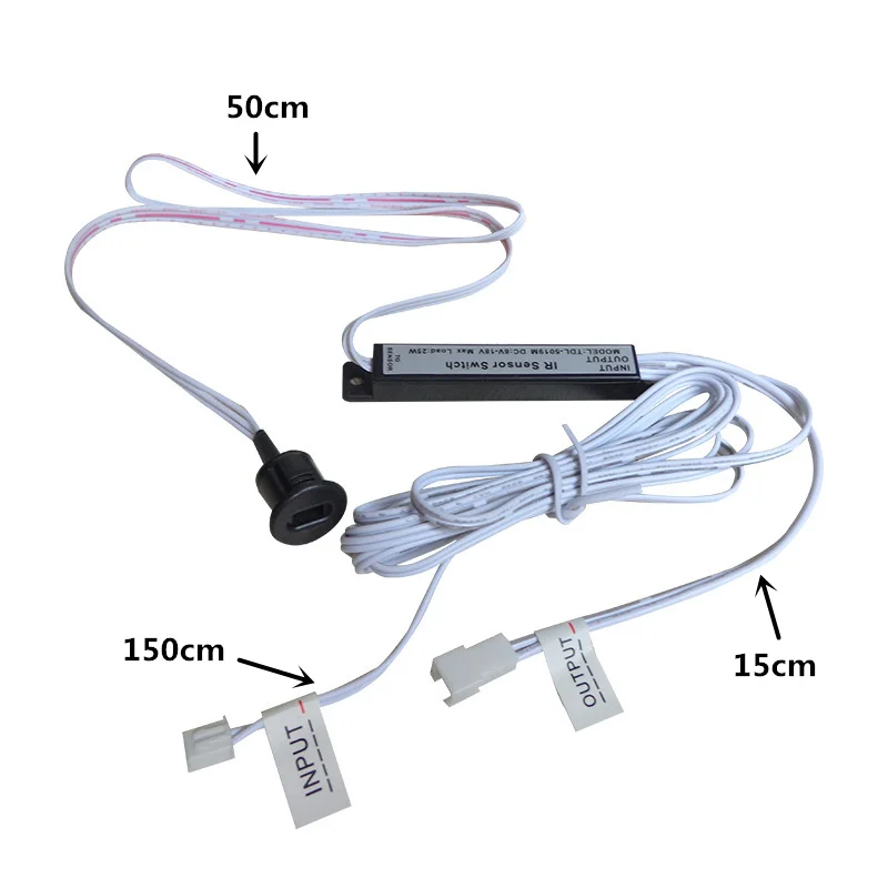 

10pcs 3 years warranty Hand Wave IR Motion Sensor Switch DC 12-24V 5A Hand Sweep Smart Sensor Switch For Kitchen Bathroom