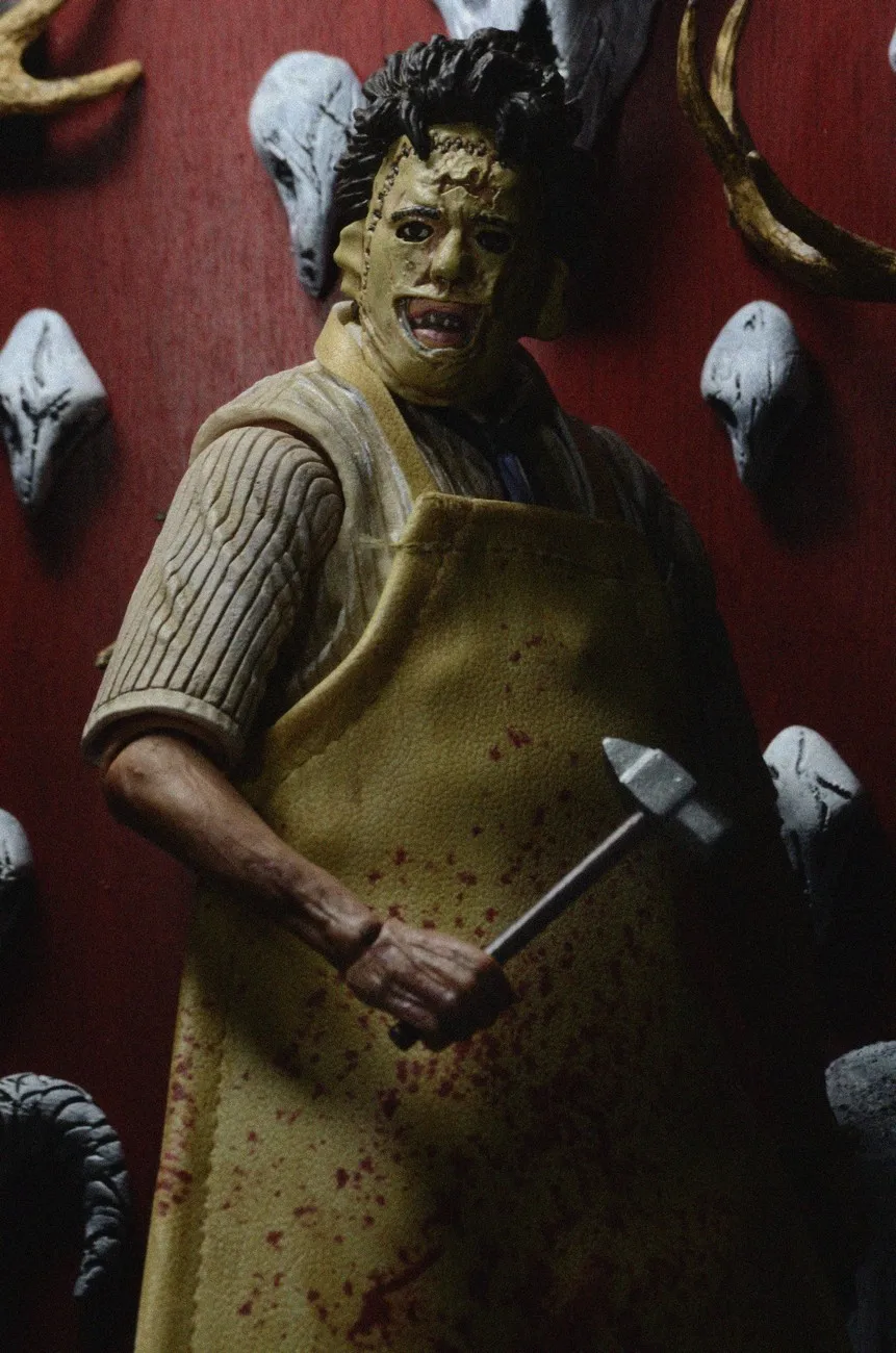 18 см NECA 40th фигурка кожаная модель лица игрушка с ножом пилы ужасная кукла