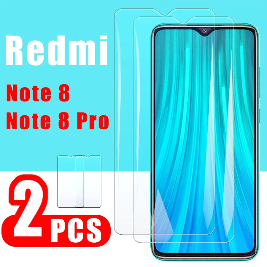 2 шт. закаленное стекло для Xiaomi Redmi Note 8 Pro Note8 note экранная защита Xiomi Ksiomi xiami защитная