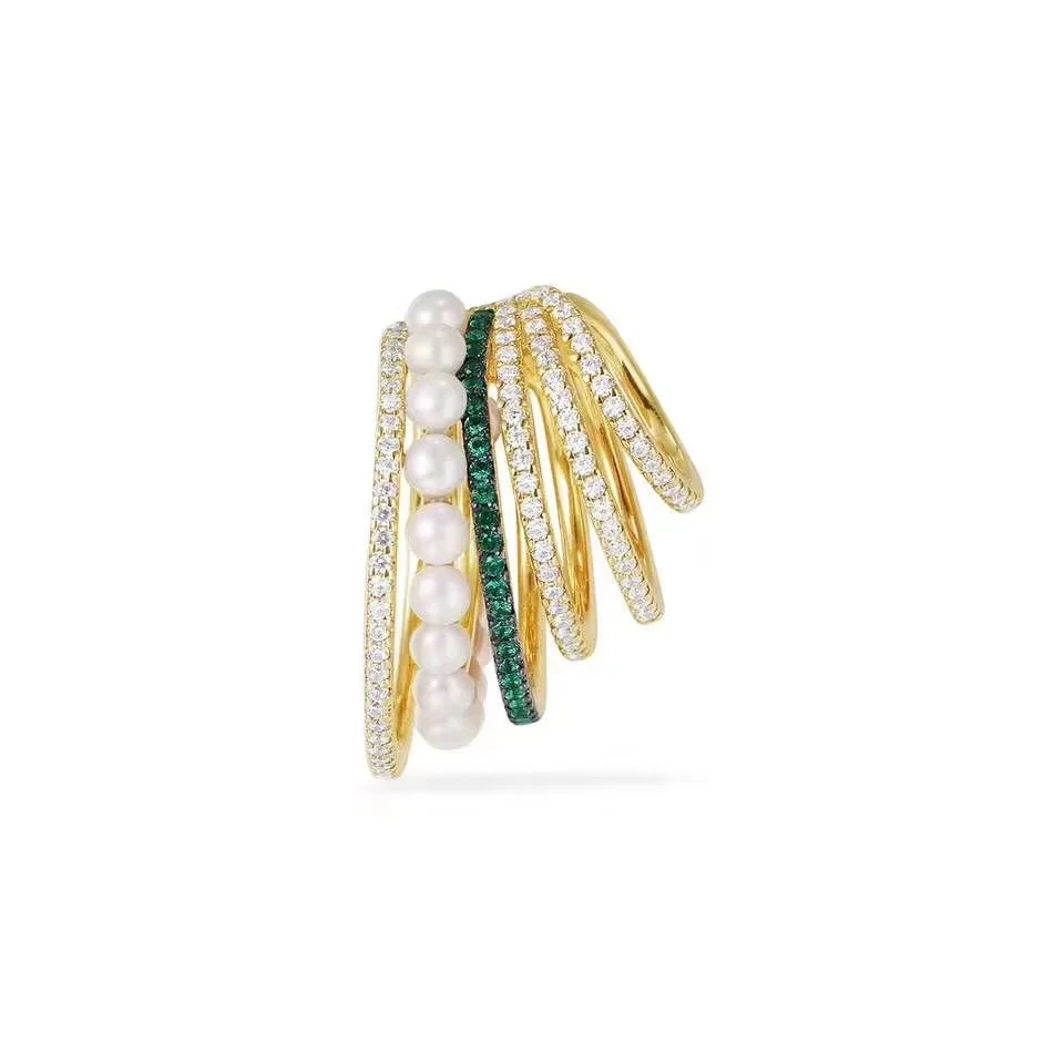 

Accking Famous brand Ear bone clip Earrings For Women Accessories Full Cubic Zirconia Earrings Jewelry pendientes mujer moda