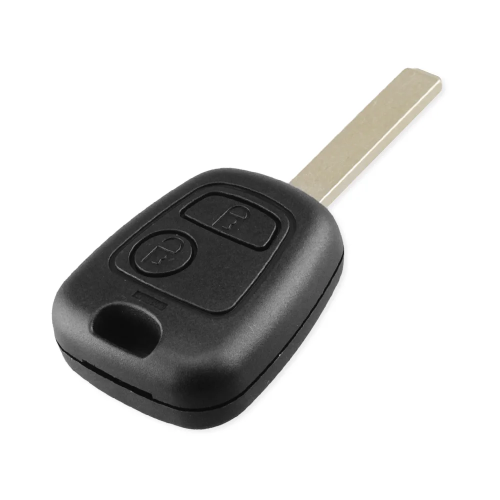 KEYYOU 20 шт. 2 кнопки дистанционного ключа автомобиля чехол для peugeot 106 206 307 107 207 407 партнер эксперт боксер VA2/SX9/HU83/NE73 лезвие
