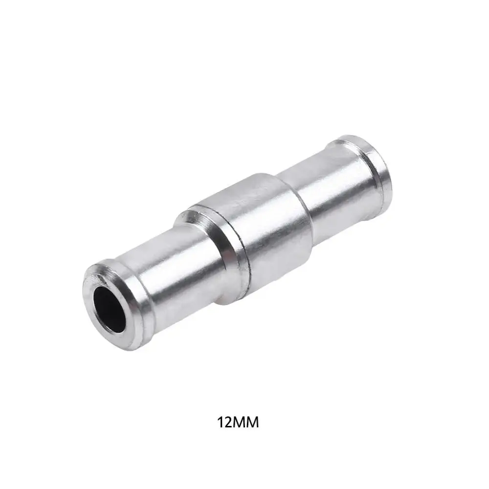 12mm Алюминиевый обратный клапан 8 мм/10 мм/12 мм тормозной Сервоусилитель без возврата встроенный стопорный клапан вакуумный шланг один способ для автомобилей#829 - Цвет: 12mm