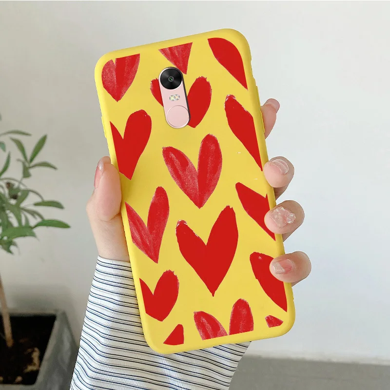 Matte Silicone Soft TPU Shell For Xiaomi Redmi Note 4 4x Note 5Pro Note 5A Cartoon Butterfly Shell For Redmi Note5a Phone Cover cell phone lanyard pouch Cases & Covers