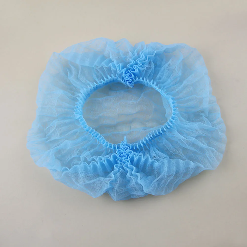 

Disposable Non-woven Fabrics Hat Workshop Dust Caps Catering Work Hat Oil Resistant Smoke Chef Hat Beauty Salon Head Band