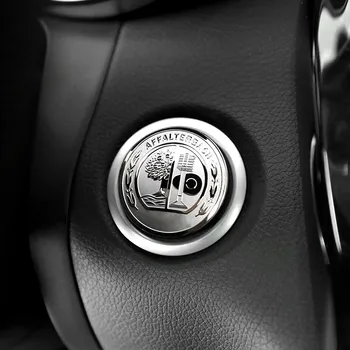 

Multimedia Button Stickers Start Stop Button Sticker for Mercedes Benz Apple Tree AMG W212 W202 CLA GLA CLS Mercedes Accessories