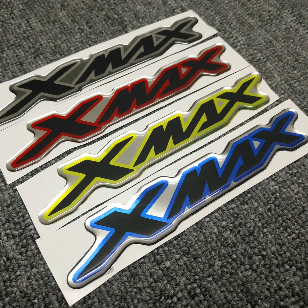 For Yamaha X-MAX XMAX X MAX 125 250 300 400 3D Motorcycle Stickers Mark Decals Emblem Badge Tank Pad Protector carve the mark