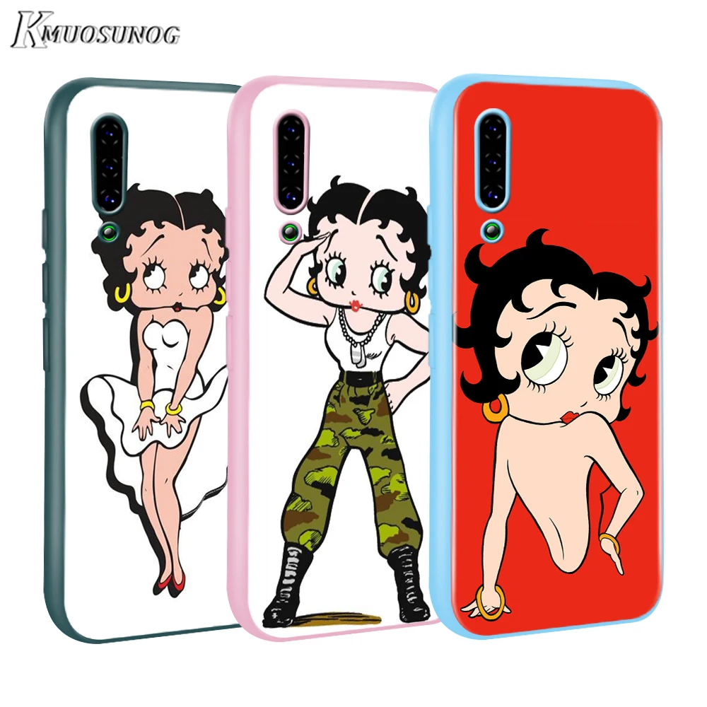 

Betty Boop Baseus Candy Color Cover for Xiaomi Mi NOTE 10 9 8 Pro 9T SE A1 A2 A3 CC9 SE Lite F1 Phone Case