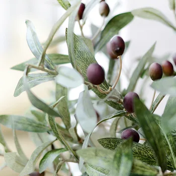

European-Style Artificial Bouquet Small Olive Leaf Model Room Decoration Artificial Flower Wedding Supplies