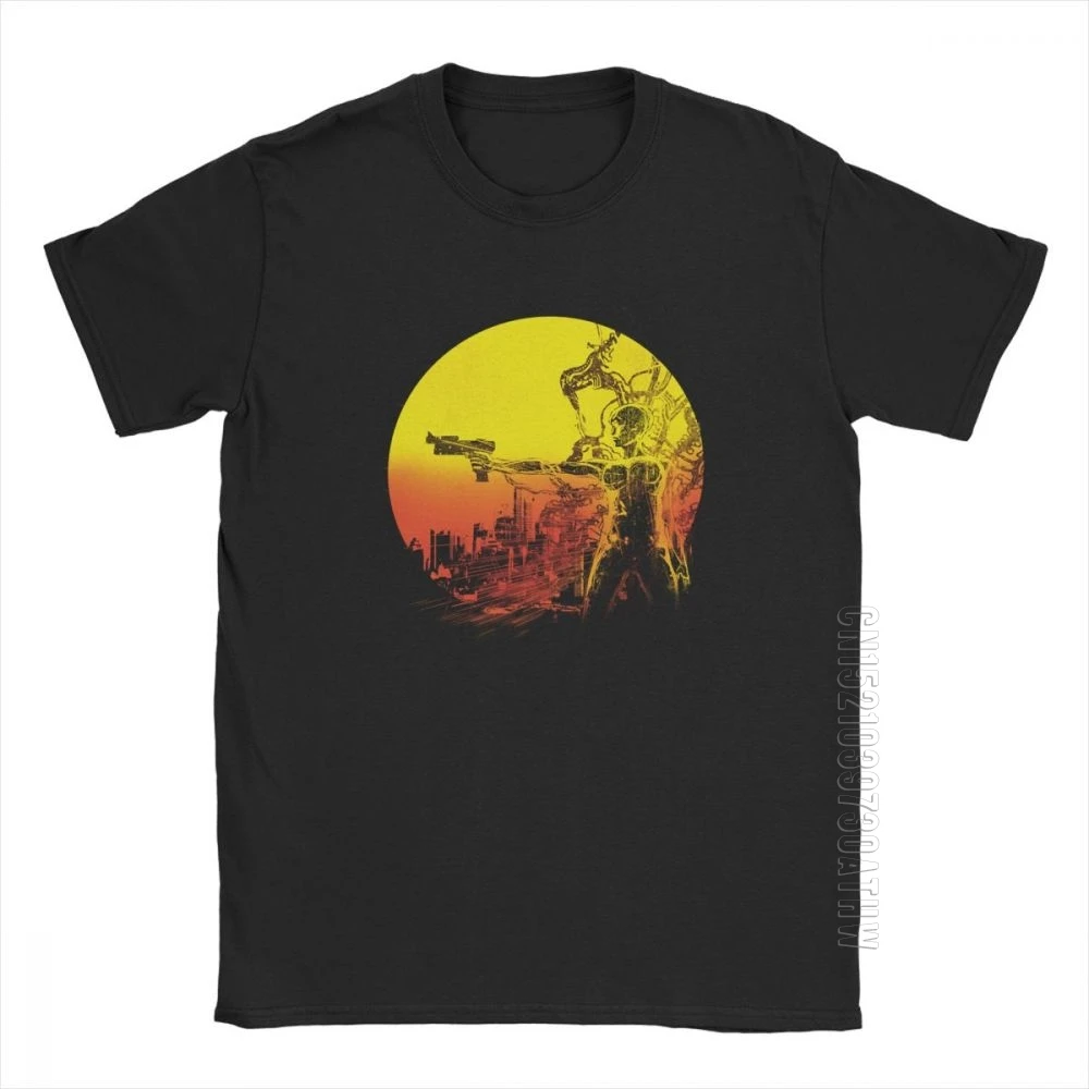 

Men T-Shirts Ghost In The Machine Unique Short Sleeve Tees Crew Neck Clothing Cotton Classic Graphic T-Shirt