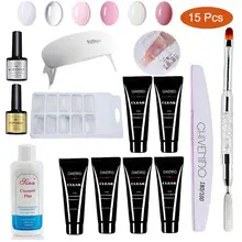 14 шт. клей для наращивания ногтей, быстросохнущий клей для фототерапии, набор для наращивания ногтей, Быстросохнущий набор, лампа для ногтей