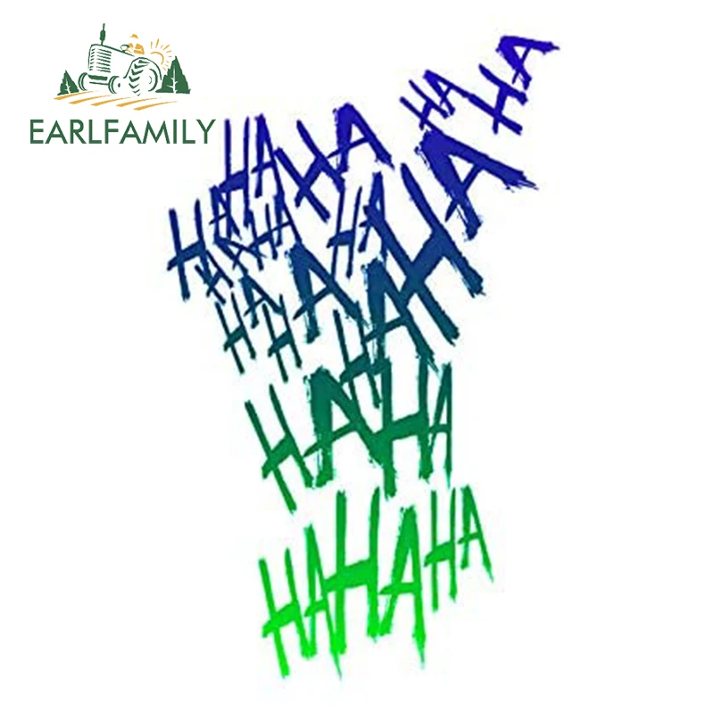 EARLFAMILY 13 см x 9 7 Виниловые стикеры и наклейки для автомобиля в стиле аниме Joker