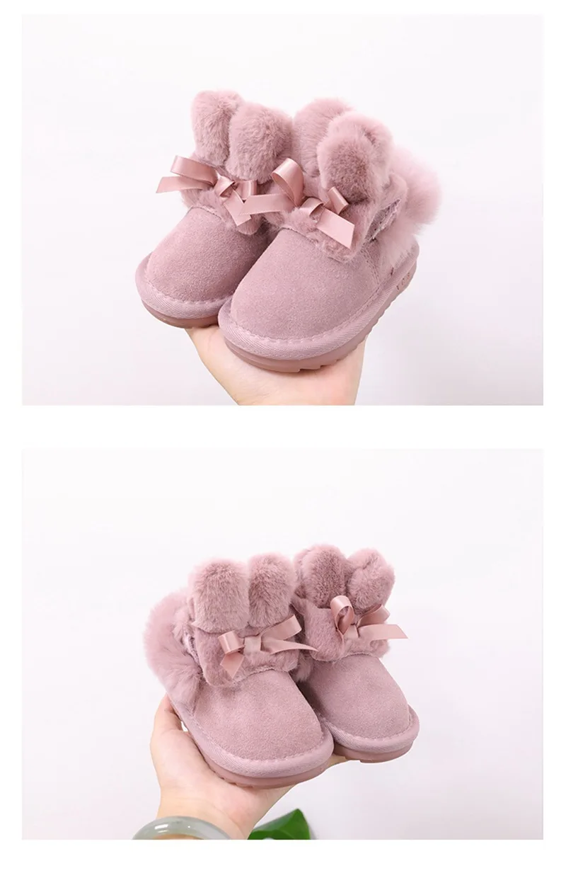 Детская обувь; детские зимние сапоги; зимние теплые хлопковые сапоги из натуральной кожи с мягкой подошвой; обувь для малышей 0-3 лет