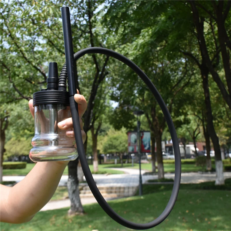 

Outdoor Portable Shisha Set Aluminum alloy Travel Shisha Glass Hookah Set Narguiles Sheesha Smoking Chicha