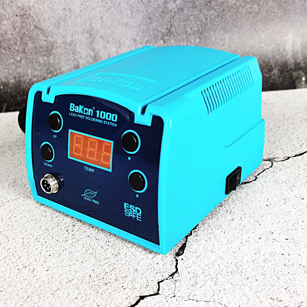 US $53.10 High Frequency Constant Temperature Soldering Station Bakon BK1000 BK2000 Adjustable Electric Iron 90W Power