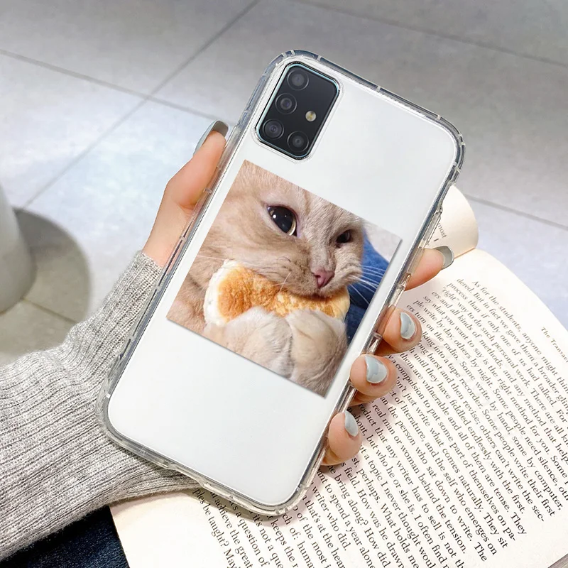 For Samsung Galaxy A51 Case Silicone Clear Funda On Samsung A51 4G 5G Protective Case Soft Coque Galaxy A 51 Shockproof Bumper samsung cases cute Cases For Samsung