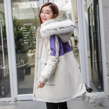 Loose Korean Winter Down Coat Women Puffer Long Female Warm Autumn Hooded Jacket For Girl Parka Feminina Coats Duck Outerwear