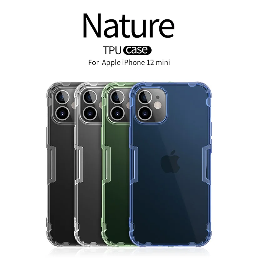 Nillkin Thiên Nhiên Dành Cho iPhone 12 Pro Max Ốp Lưng Trong Suốt Silicon Mềm Mại Ốp Lưng TPU Cho IPhone12 Cho iPhone 12 mini 12 Pro