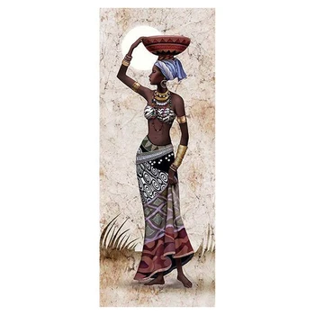 

Promotion! Needlework Diamond Painting Diamond Embroidery Full Round Drill Rhinestone Picture Home Decoration,African Woman's He