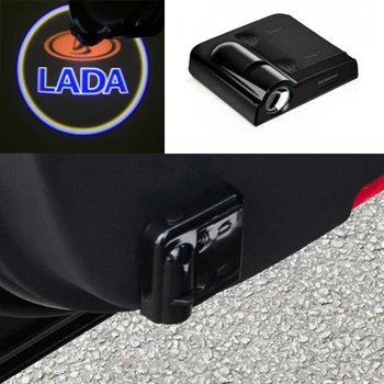 

Car LED Logo Light Door Projector Welcome Lights For Lada Granta Vesta Niva Xray Kalina 2 1 Priora 2 1 Largus 2110 2109 4X4 2121