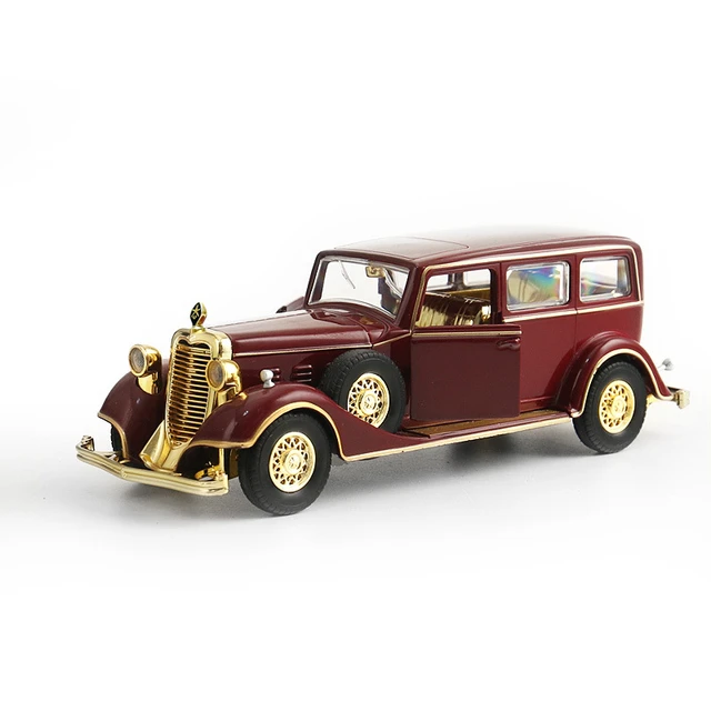 Modelo Retro Vintage Model Toy Alloy Car Modelo, Presente para