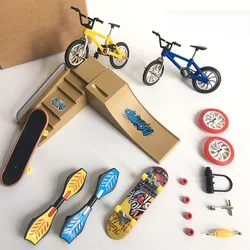 Jeu de jouets à main comprenant un vélo Scooter avec des outils de Skateboard assortis, accessoires pour doigts, cadeaux de fête pour garçons 