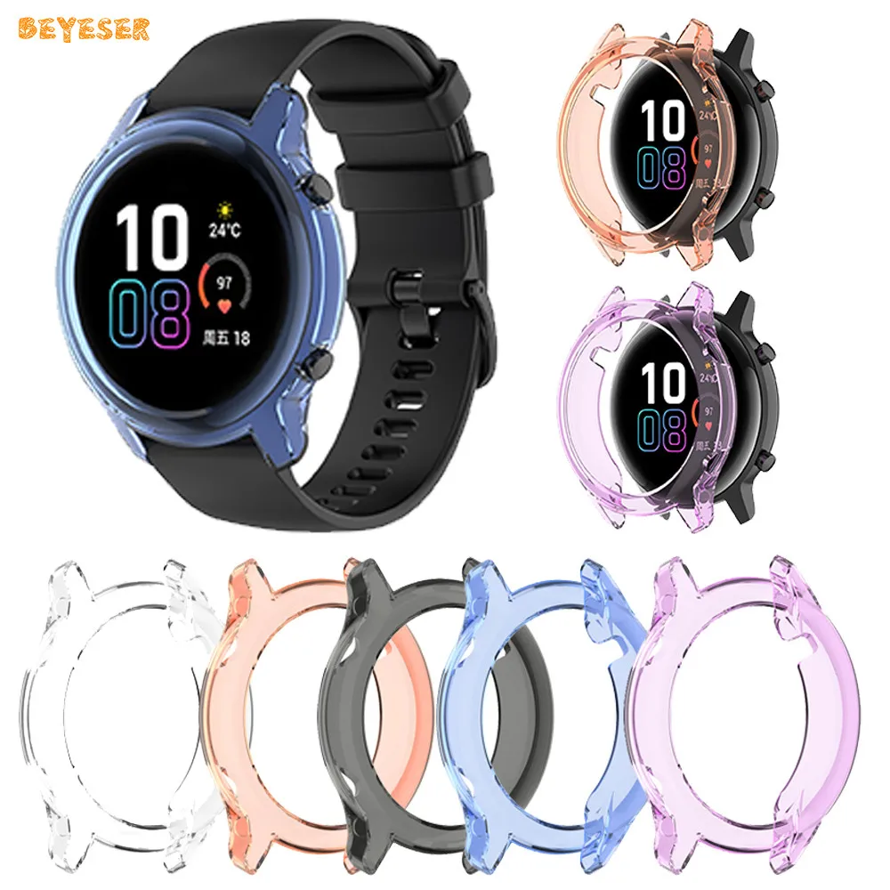 

Soft TPU Case Cover For Honor Magic Watch2 42mm/46mm Smart Watch Replacement Protector Frame Protective Shell Anti Shock Bumper