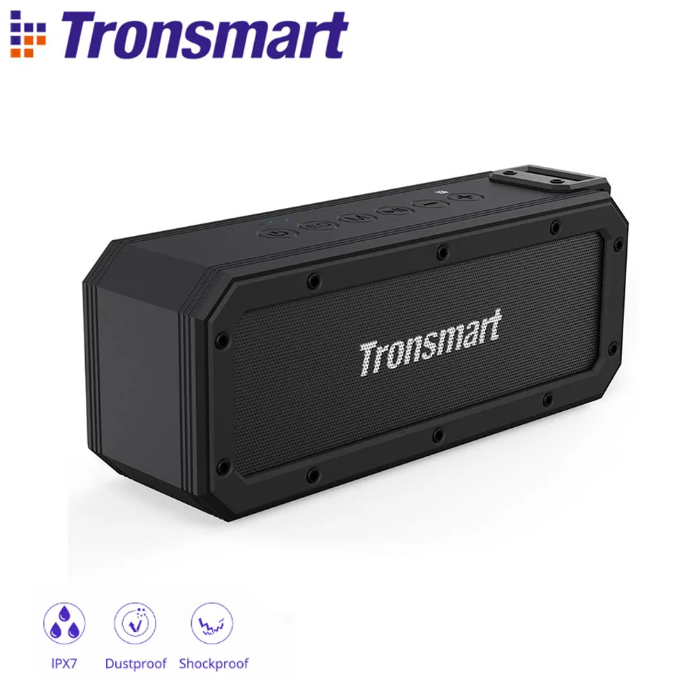 Tronsmart Element Force+ Altavoz Bluetooth 5,0 altavoz portátil con NFC, TWS, IPX7 impermeable, salida máxima de 40W, asistente de voz