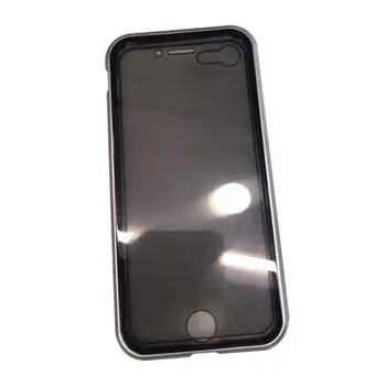 

Magnetic Anti-Peeping Mobile Phone Case Mobile Phone Shell Metal Frame For Apple Mobile Phone Series