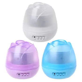 

Rose Flower Shape Rotating Projector Lamp Romantic Night Light Star Moon Sky Projection