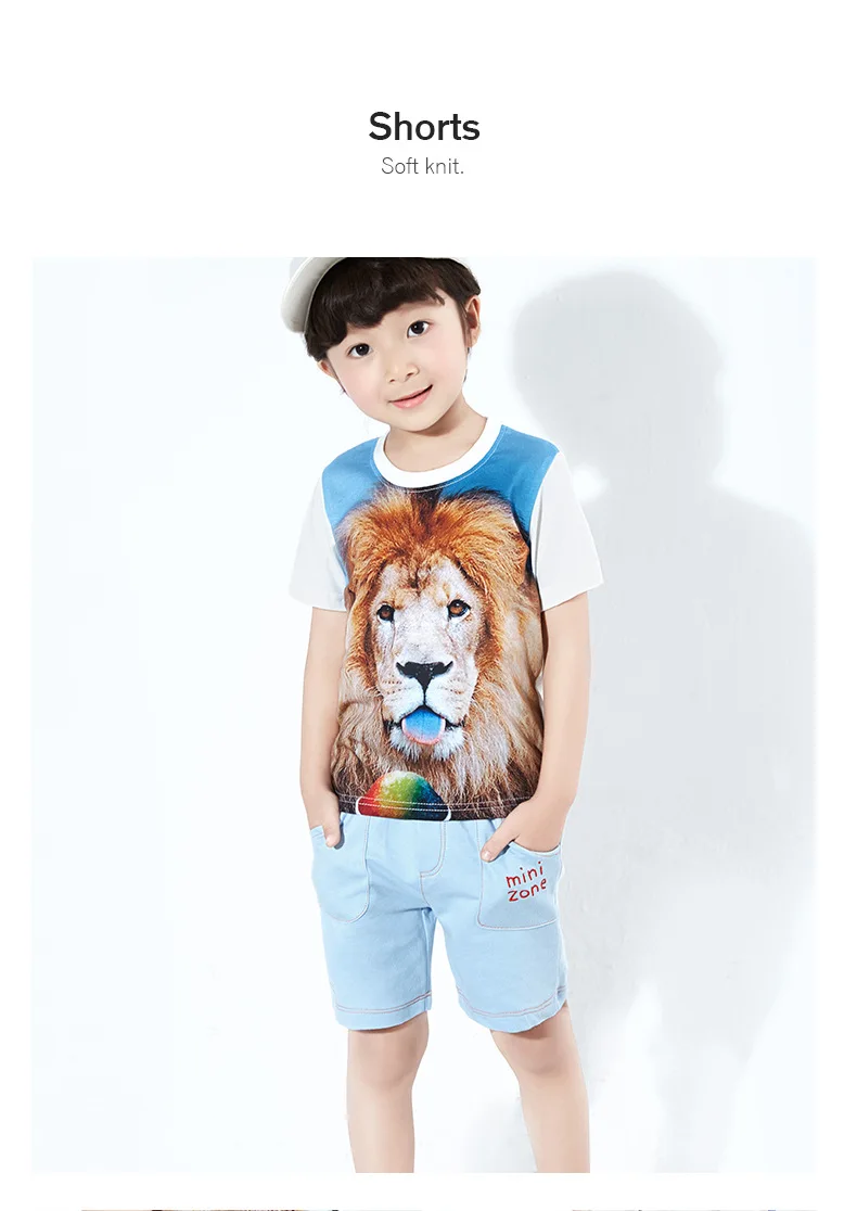 Crawler BOY'S Workwear Shorts Boy Pants Summer Wear Children Minizone Casual Pants