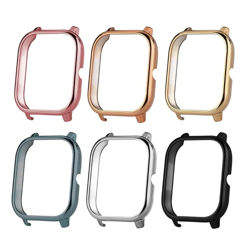 

PC Case Screen Protector Protective Frame Cover for Hua-mi Amaz-fit GTS Watch