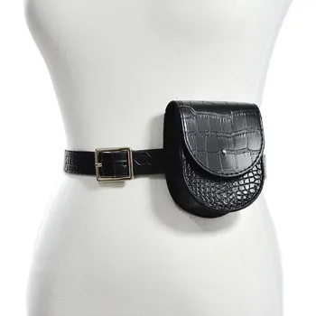 

Fashion Serpentine Fanny Pack Waist Bags New Belt Bag Women Waist Pack PU Leather Chest bag Belly Bag Snake Skin Waist pack#0113