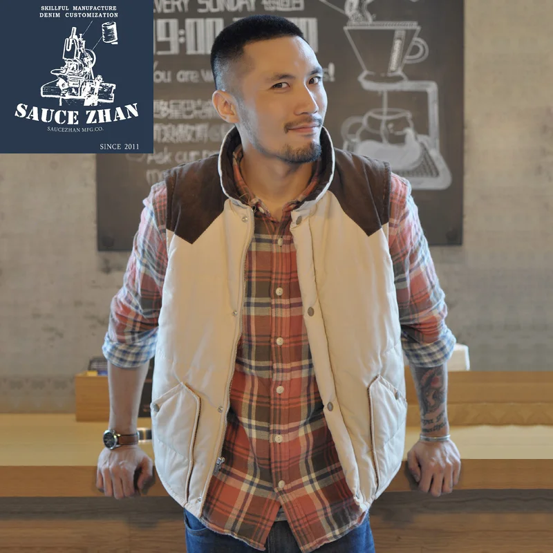 Хлопковый жилет в стиле ретро винтажная куртка толстые жилеты уличные шерстяные