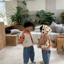 Детская одежда Left Prince; коллекция года; осенняя одежда; тонкий хлопковый жилет для мужчин и женщин; детский хлопковый жилет