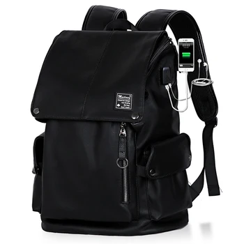 

Travel Multifunction Bag Fashion Zipper USB Charging Bag Men's Backpack Laptop High Quality Designer Male Backpacks Classic Bags