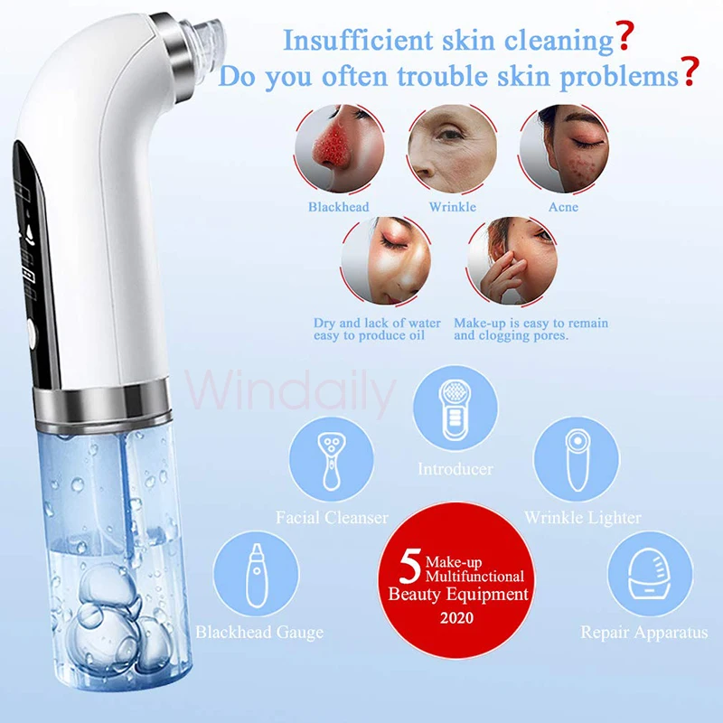 2023 Blackhead Remover Pore Vacuum Cleaner Electric Micro Small Bubble Facial Cleasing hine USB Rechargeable B_voghion.com